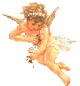 An angel flying