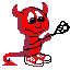 A dancing devil